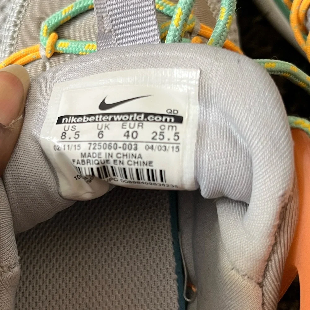 NIKE Free Virtous Grey Women's Trainers 725060 003 - Size 8.5 - Picture 5 of 7